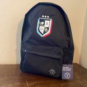 Parkland black backpack- made of 100% recycled bottles